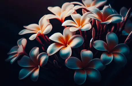 Nature wallpapers: plumeria, petals, blossom, exotics