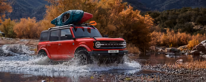 Обои машины: Ford Bronco, внедорожник, бездорожье, приключение