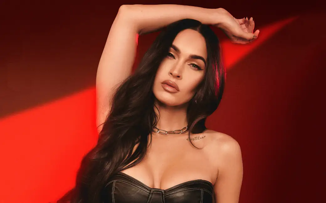 Elegant Megan Fox — desktop and phone wallpaper, free download