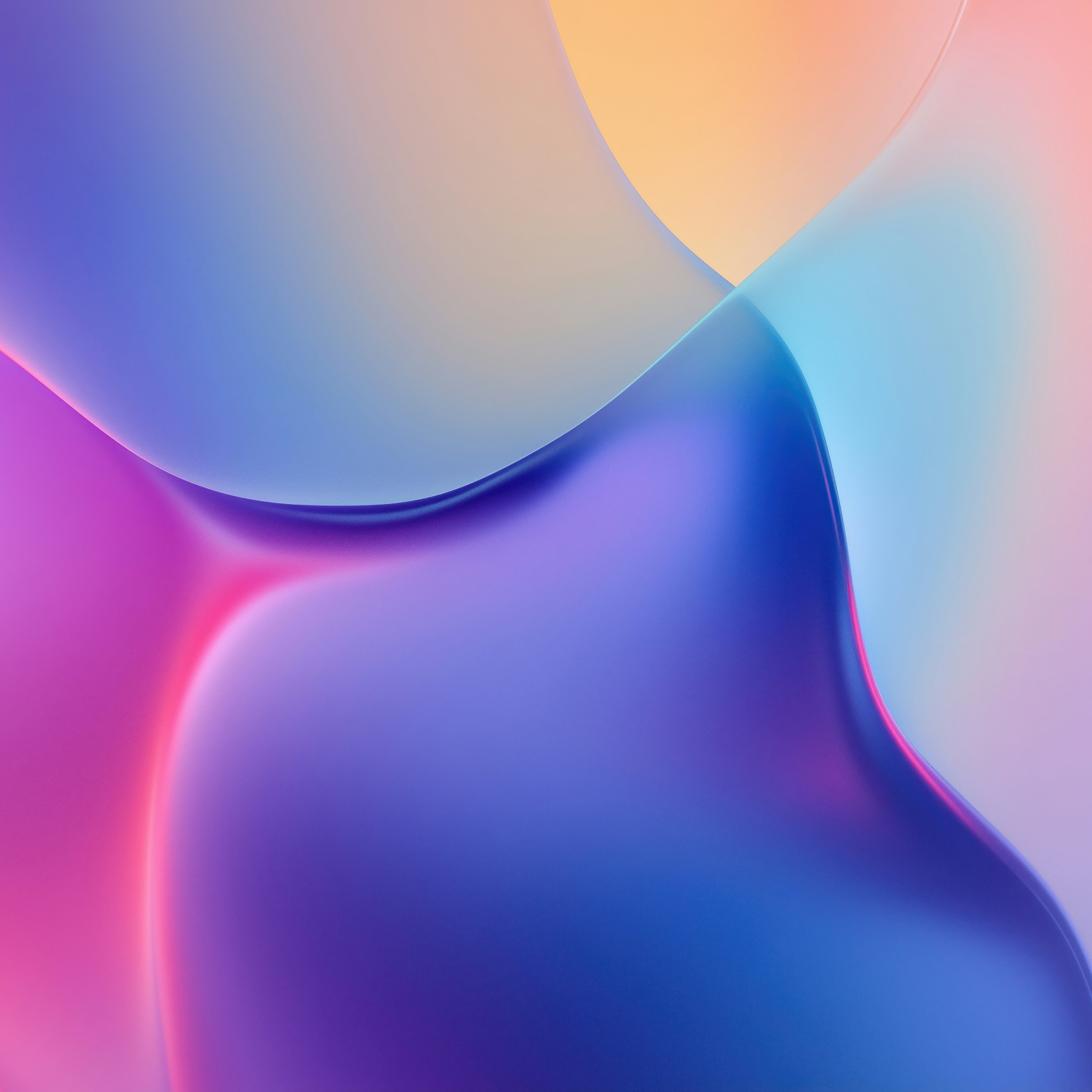 Colorful Fluid Abstract Pattern - Wallpapers for iPad Pro 13″ in 2752x2752 resolution