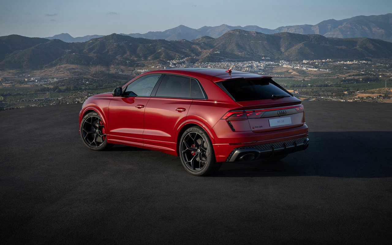 Audi RS Q8 Performance rear view - WXGA_1280 wallpapers in 1280x800 resolution