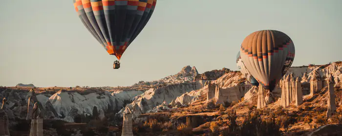 Nature wallpapers: Turkey, Cappadocia, aerostat, tourism