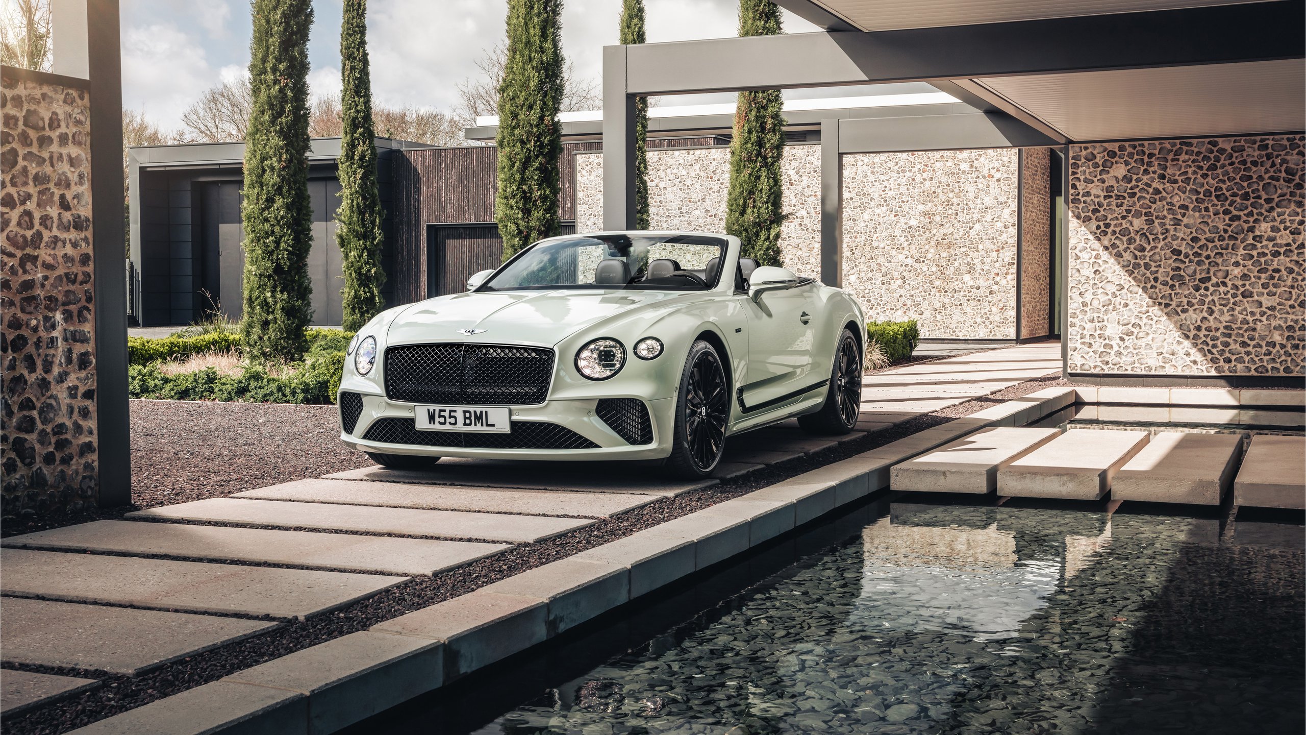 Bentley Continental GT Speed Convertible - 2K Quad HD wallpapers in 2560x1440 resolution