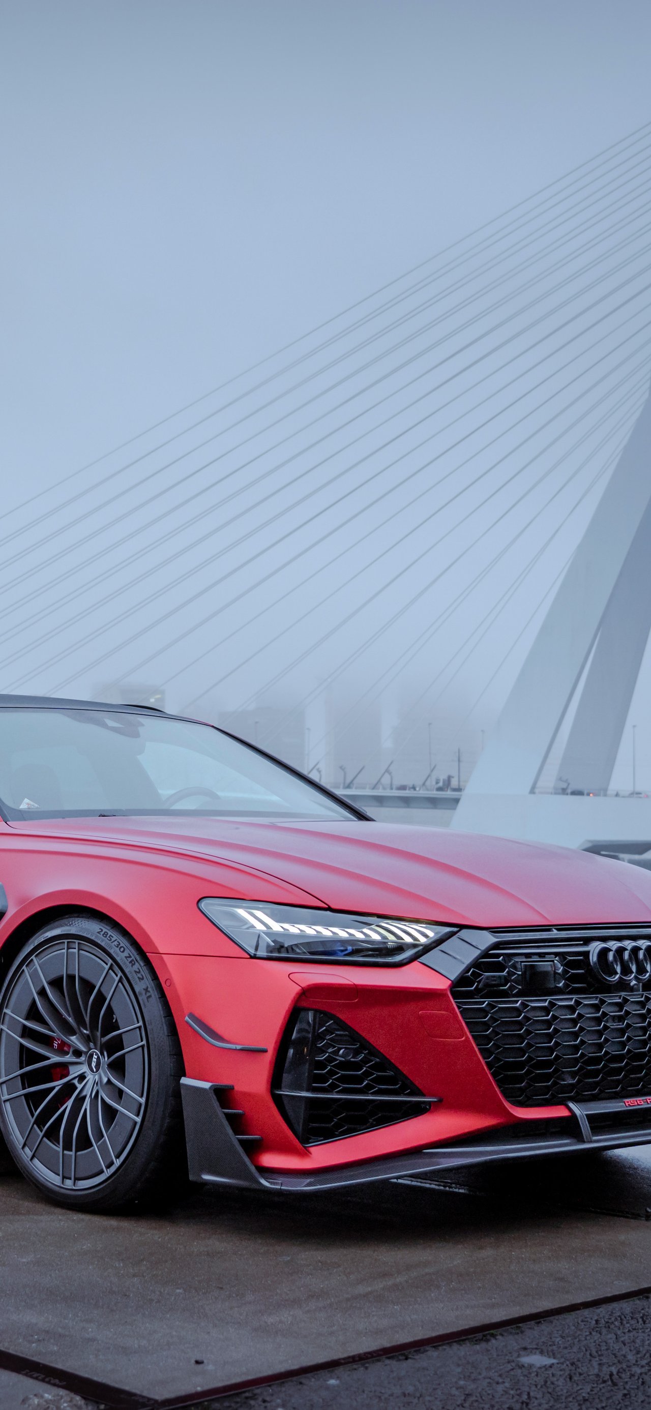 Audi RS6 ABT front view - Wallpapers for Xiaomi 15T in 1280x2772 resolution
