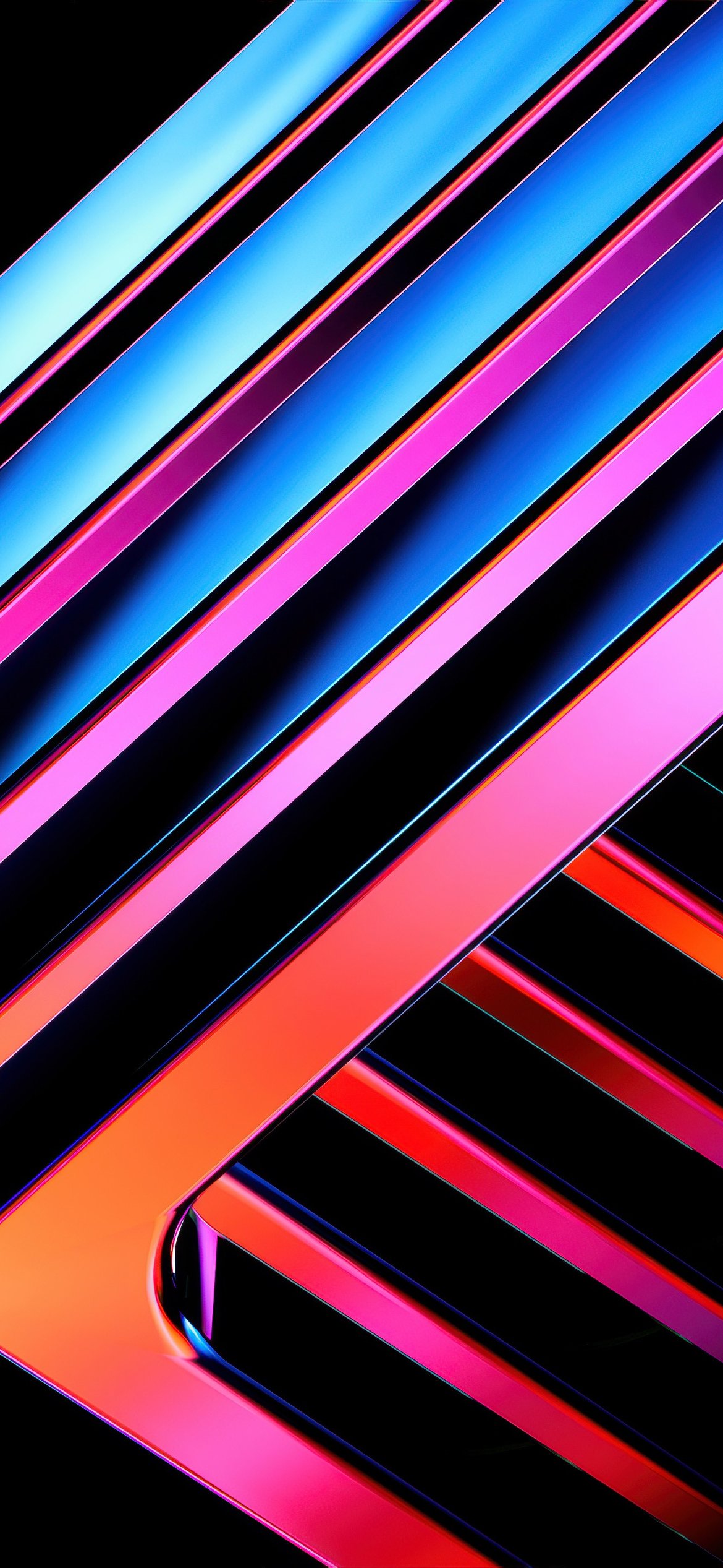 Colorful cubic maze 3D structure - Wallpapers for iPhone 12 Pro/13 Pro/14 in 1170x2532 resolution