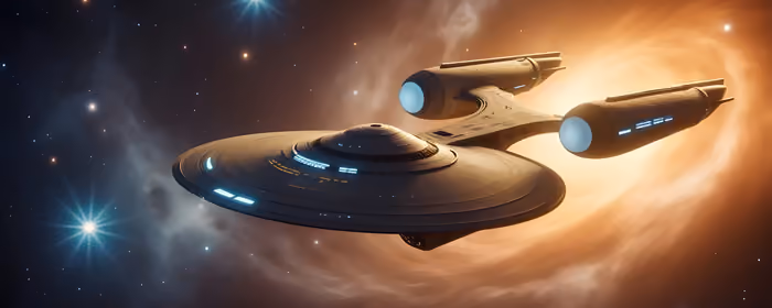 Spaceship Wallpapers for dual monitors (7680x2160): spaceship, stars, galaxy, nebula