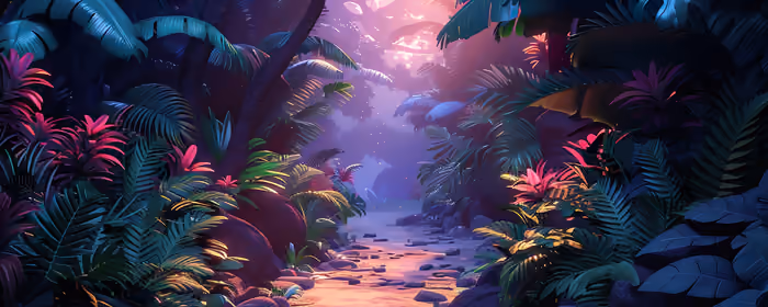 Nature wallpapers: jungles, sunset, tropics, path
