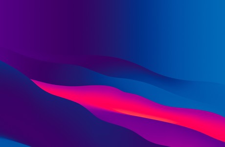 Vibrant Abstract Waves in Bold Colors