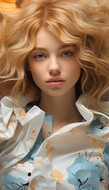People wallpapers: woman, redhead, grey eyes, makeup