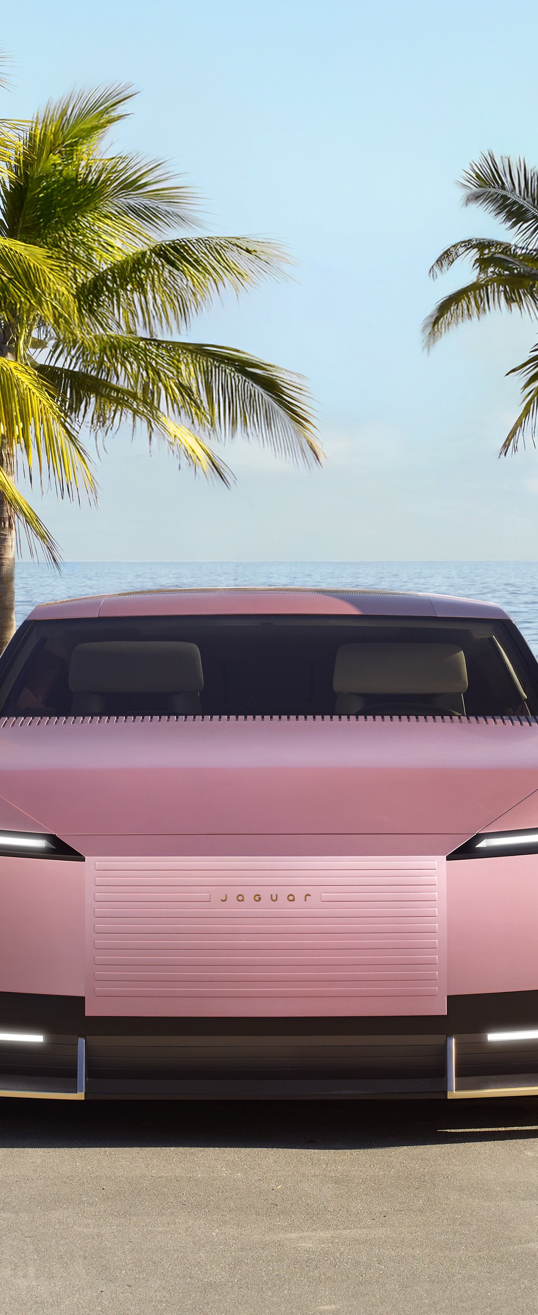 Jaguar Type 00 in Miami - Wallpapers for Samsung Galaxy Z Flip6, Motorola Razr 2025 in 1080x2640 resolution