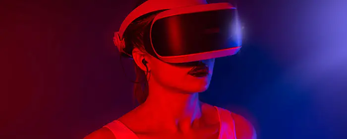Technology wallpapers: VR headset, woman, gadget, innovations