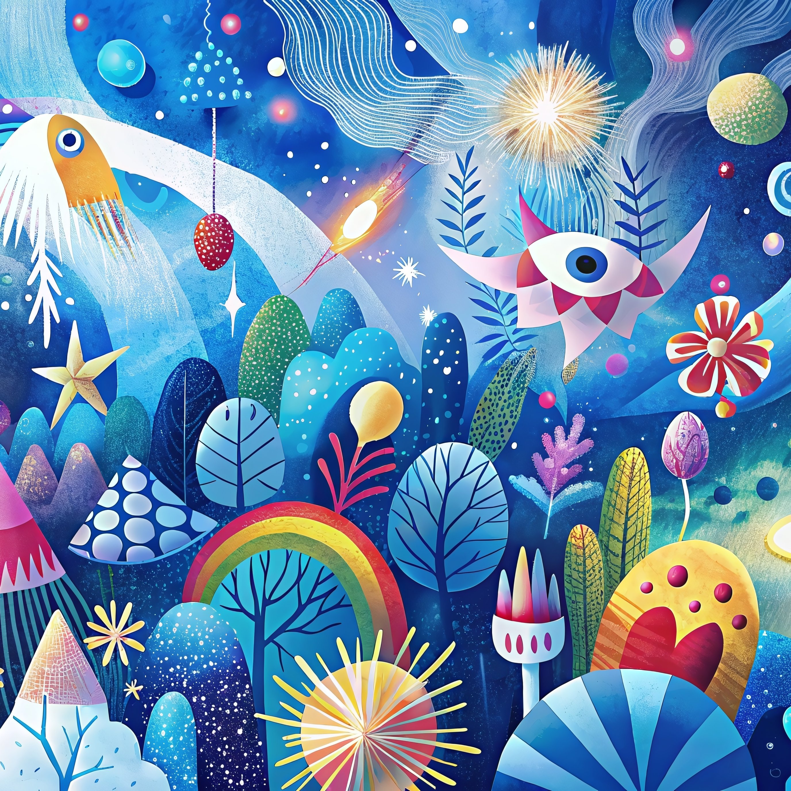 Magical creatures in a fairytale world - Wallpapers for iPad Pro 13″ in 2752x2752 resolution