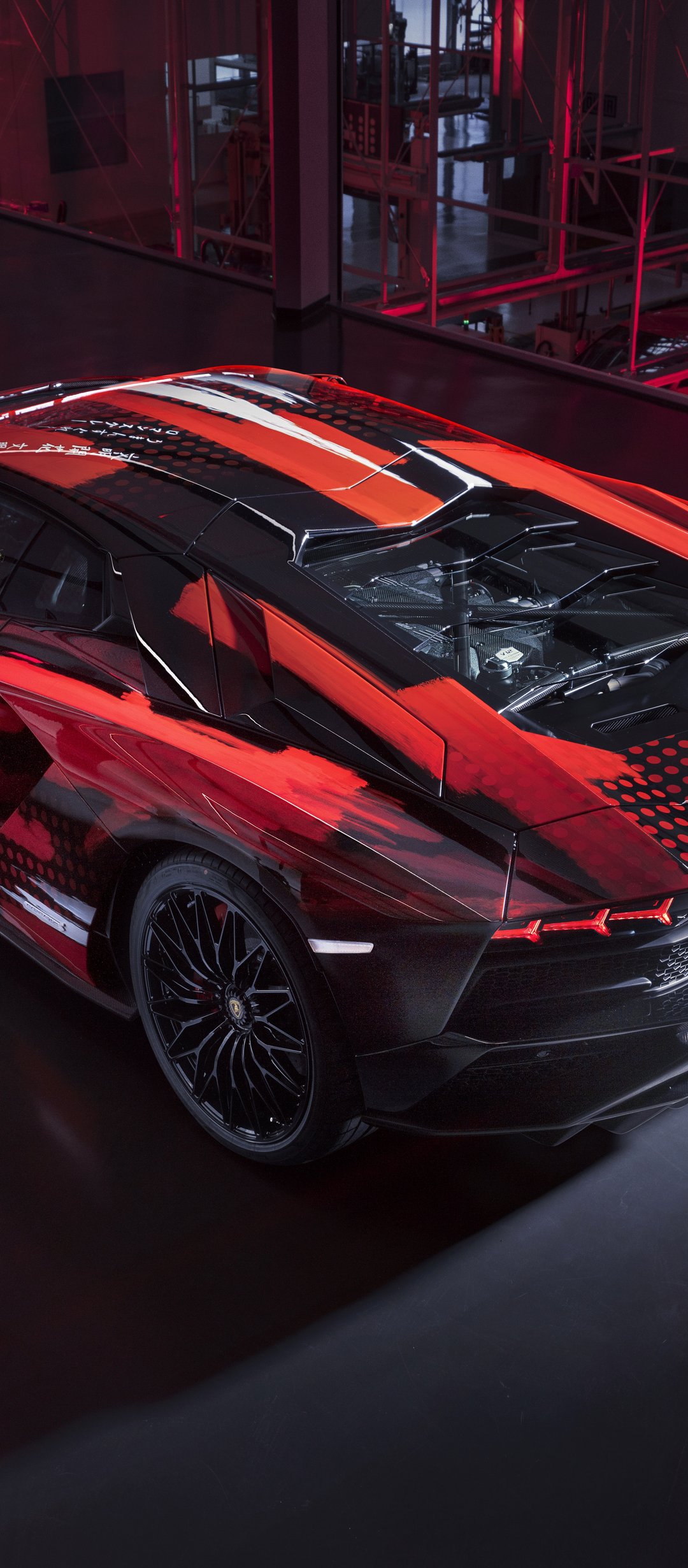 Lamborghini Aventador S rear side - Wallpapers for TECNO/Infinix in 1080x2460 resolution