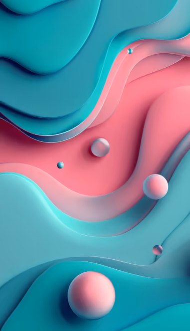 Wallpapers for Samsung Galaxy A13/A14/A53, Realme 12 Pro 5G, POCO M5 (1080x2408): waves, layers, shape, glamor