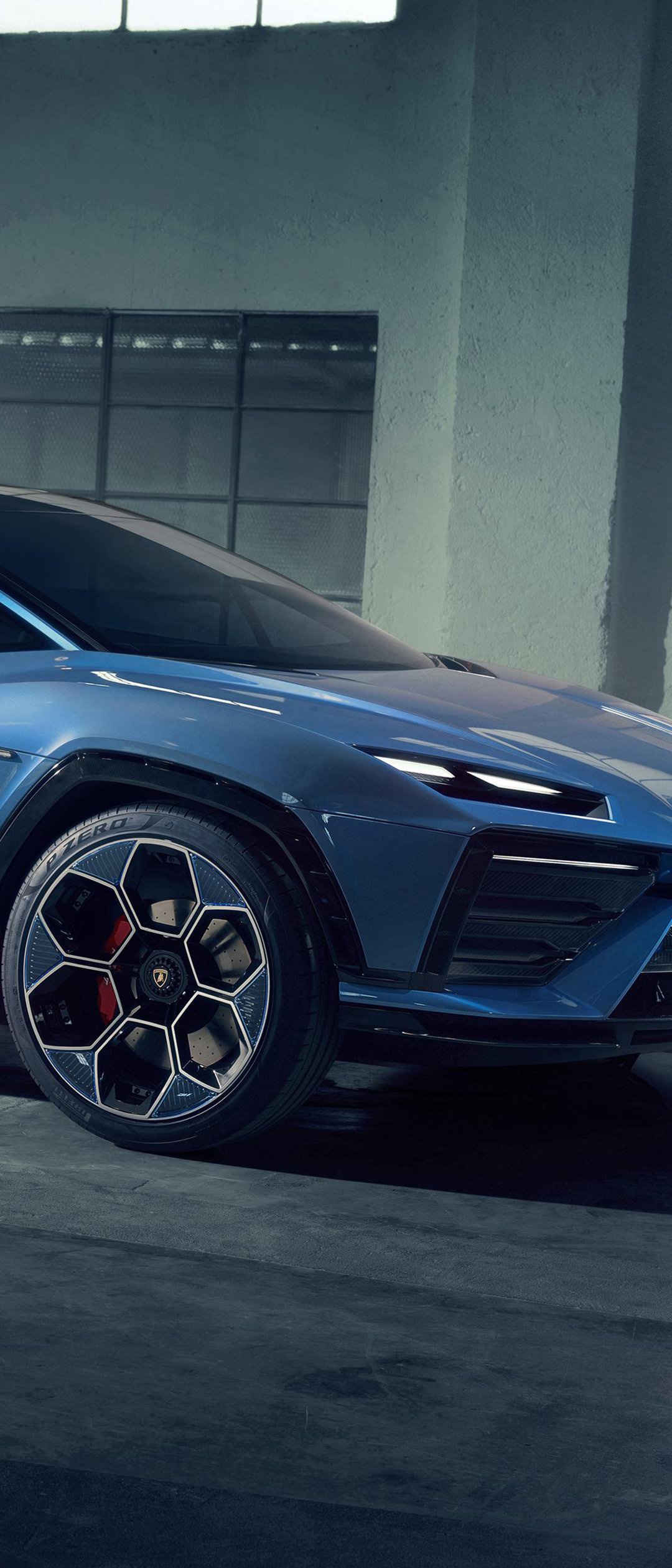Lamborghini Lanzador EV side view - Wallpapers for Samsung Galaxy Z Flip7, Sony Xperia 5 II/5 III/5 V/10 IV/10 V, Xiaomi Mix Fold 3 in 1080x2520 resolution
