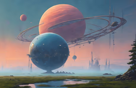 Fantasy wallpapers: planet, extraterrestrial, peace, ring