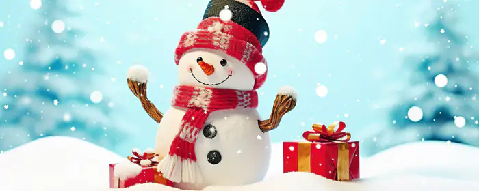Celebrations wallpapers: snowman, winter, Christmas, gift