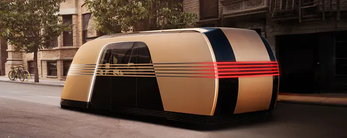 UltraWide 21:9 обои Tesla (3440x1440): Tesla Robovan, Tesla Robotaxi, электромобиль, фургон