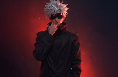 WQXGA широкоформатные и Apple MacBook Air 13 Blindfold wallpapers (2560x1600): Jujutsu Kaisen, Satoru Gojo, manga, blindfold