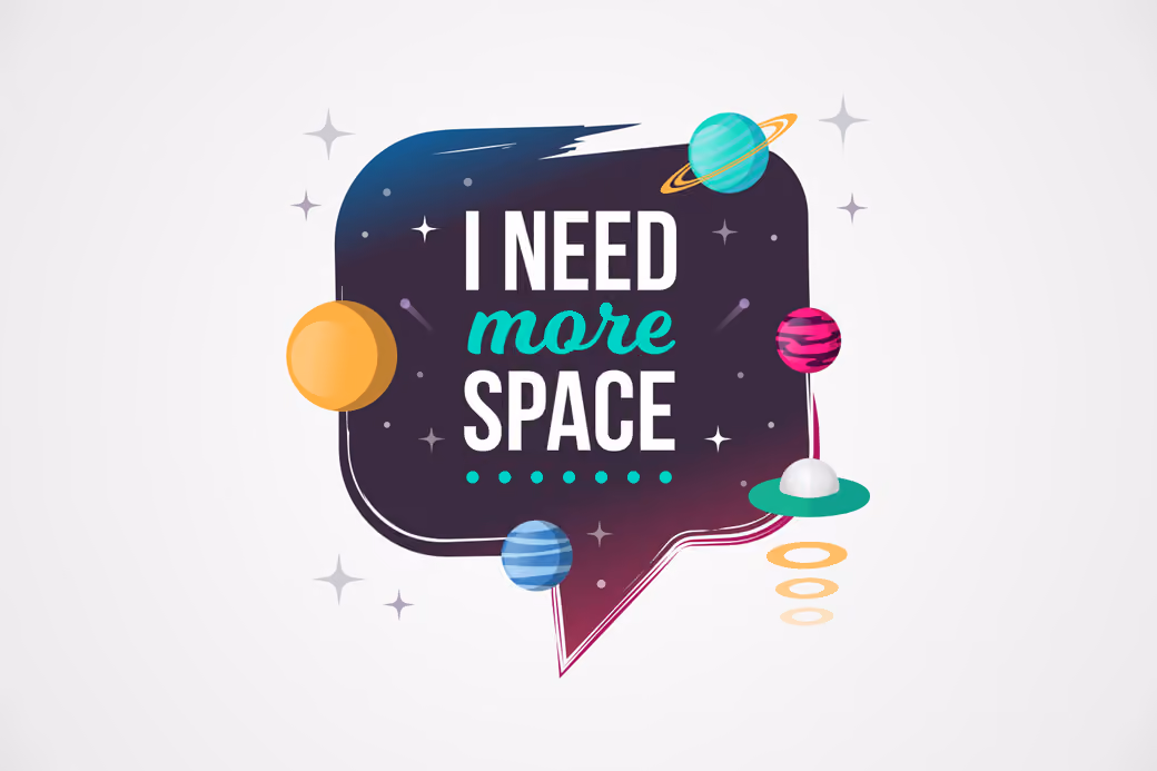 Цитата I need more space - 4К обои в разрешении 3840x2160