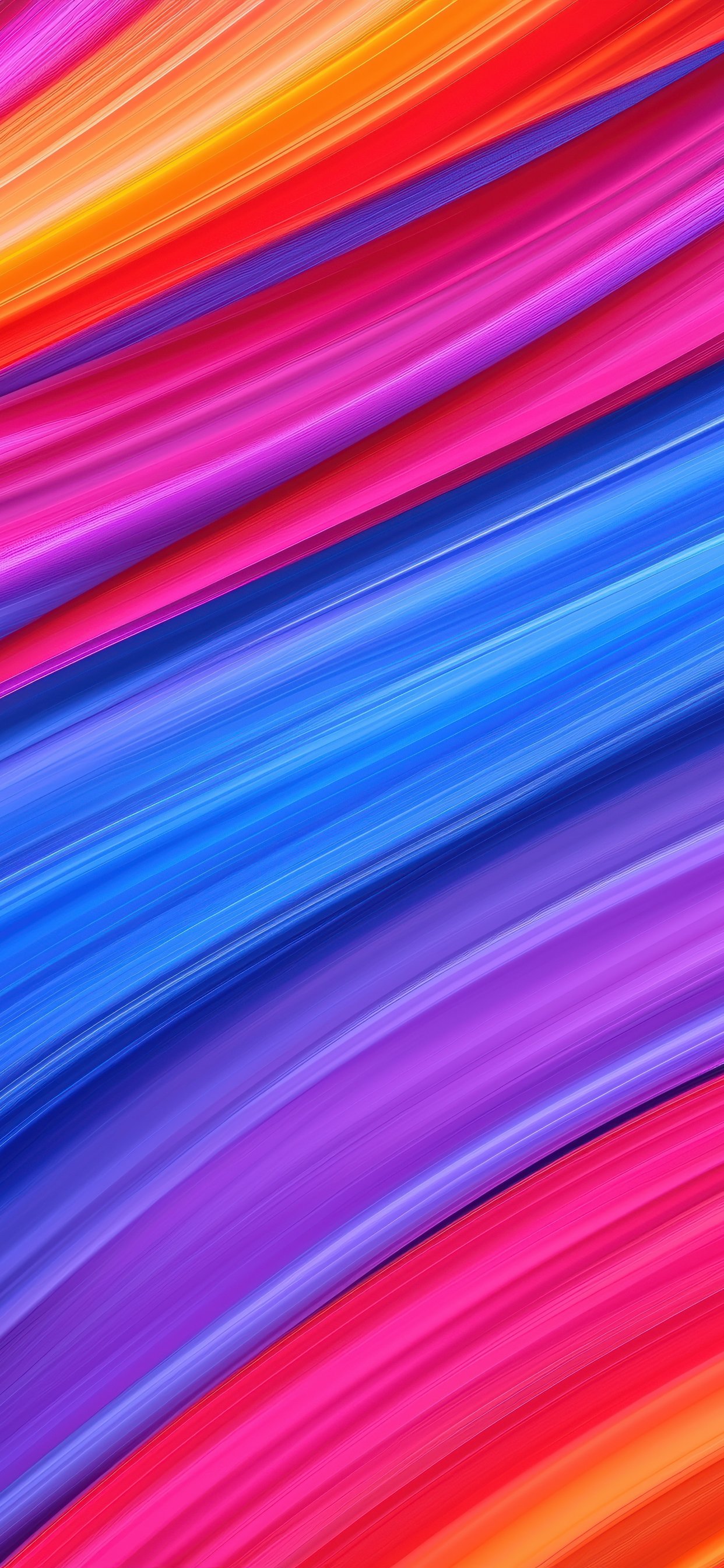 Abstract vibrant color wave design - Wallpapers for iPhone 11 Pro Max in 1242x2688 resolution