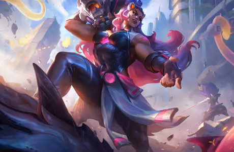 Games wallpapers: League Of Legends, Illaoi, champion, battle