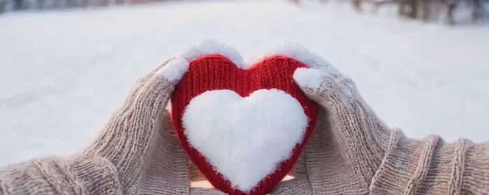 Celebrations wallpapers: Valentine's Day, heart, handmade, snow