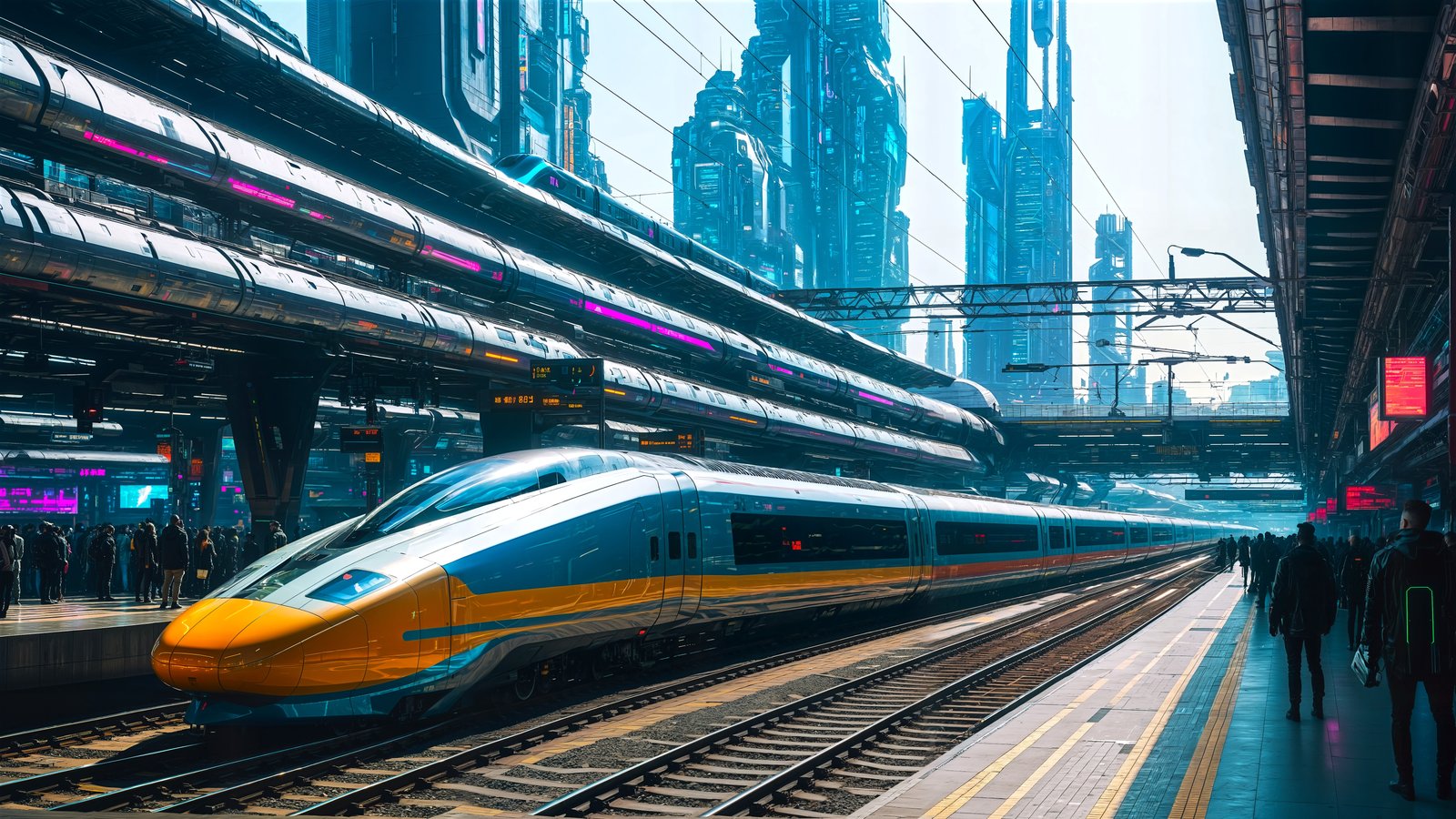 Futuristic high-speed train - wXGA++ wallpapers in 1600x900 resolution