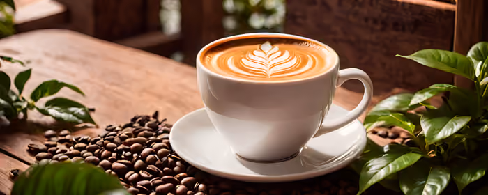 UltraWide 32:9 Coffee wallpapers (5120x1440): coffee, cup, table, beans