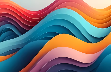 Abstraction wallpapers: waves, layers, ribbon, gradient