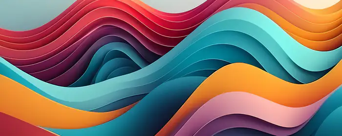Abstraction wallpapers: waves, layers, ribbon, gradient