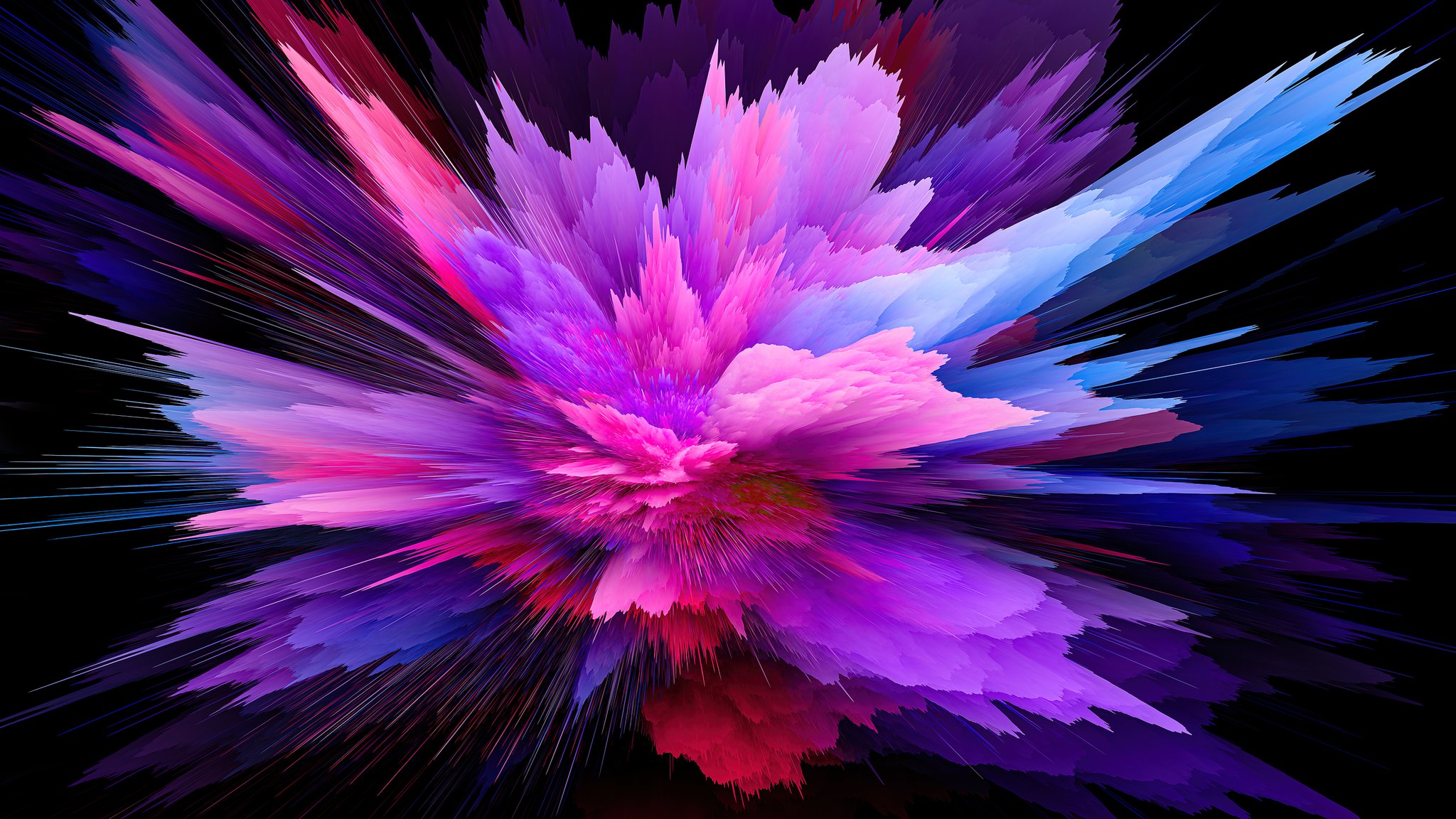 Bright explosion of colors - QWXGA wallpapers in 2048x1152 resolution