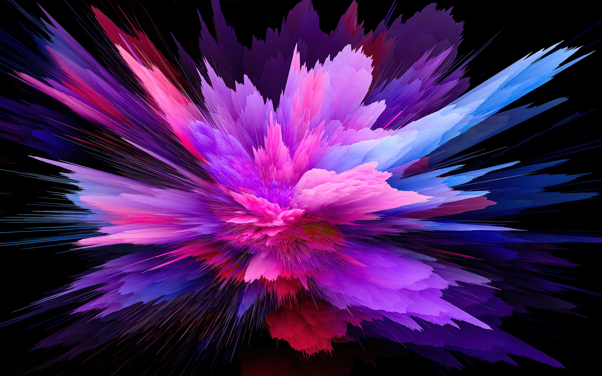 Bright explosion of colors - Wallpapers for MacBook Neo in 2408x1506 resolution