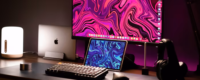 UltraWide 32:9 Device wallpapers (3840x1080): workspace, Apple Macbook, iPad, monitor