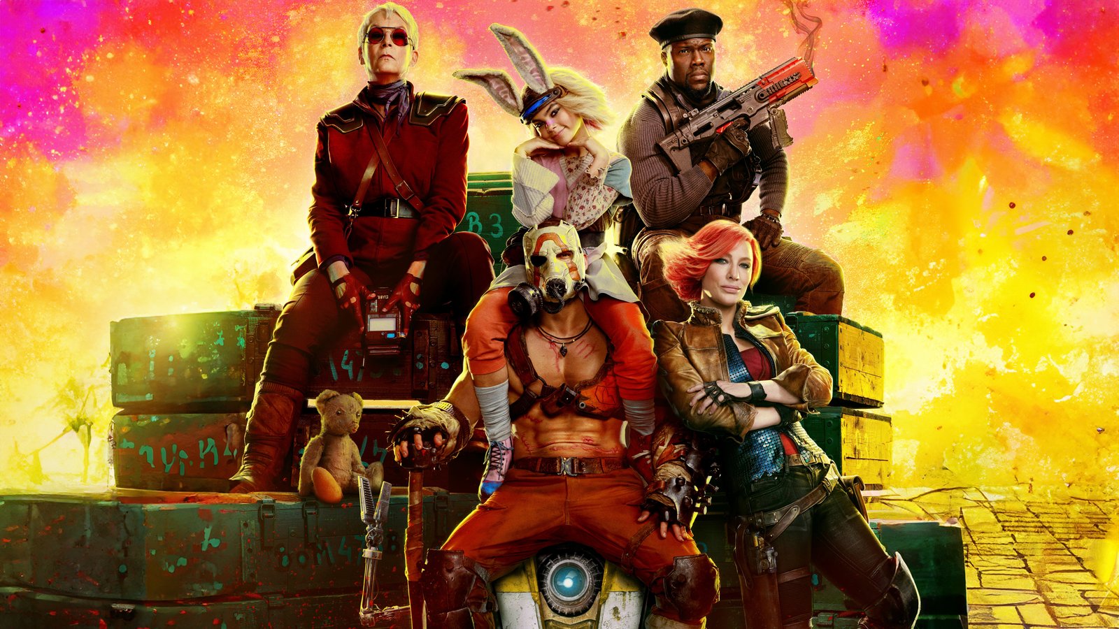 Borderlands movie main characters posed - wXGA++ wallpapers in 1600x900 resolution