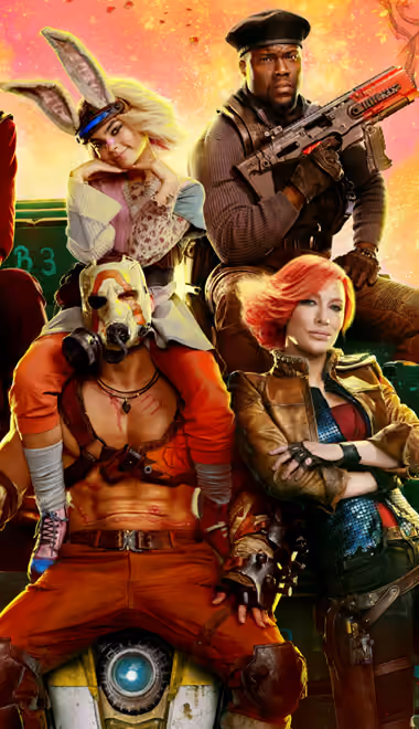Обои фильмы: Borderlands, постер, команда, персонаж