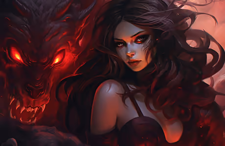 Fantasy wallpapers: woman, fantasy girl, fantastic creature, demon