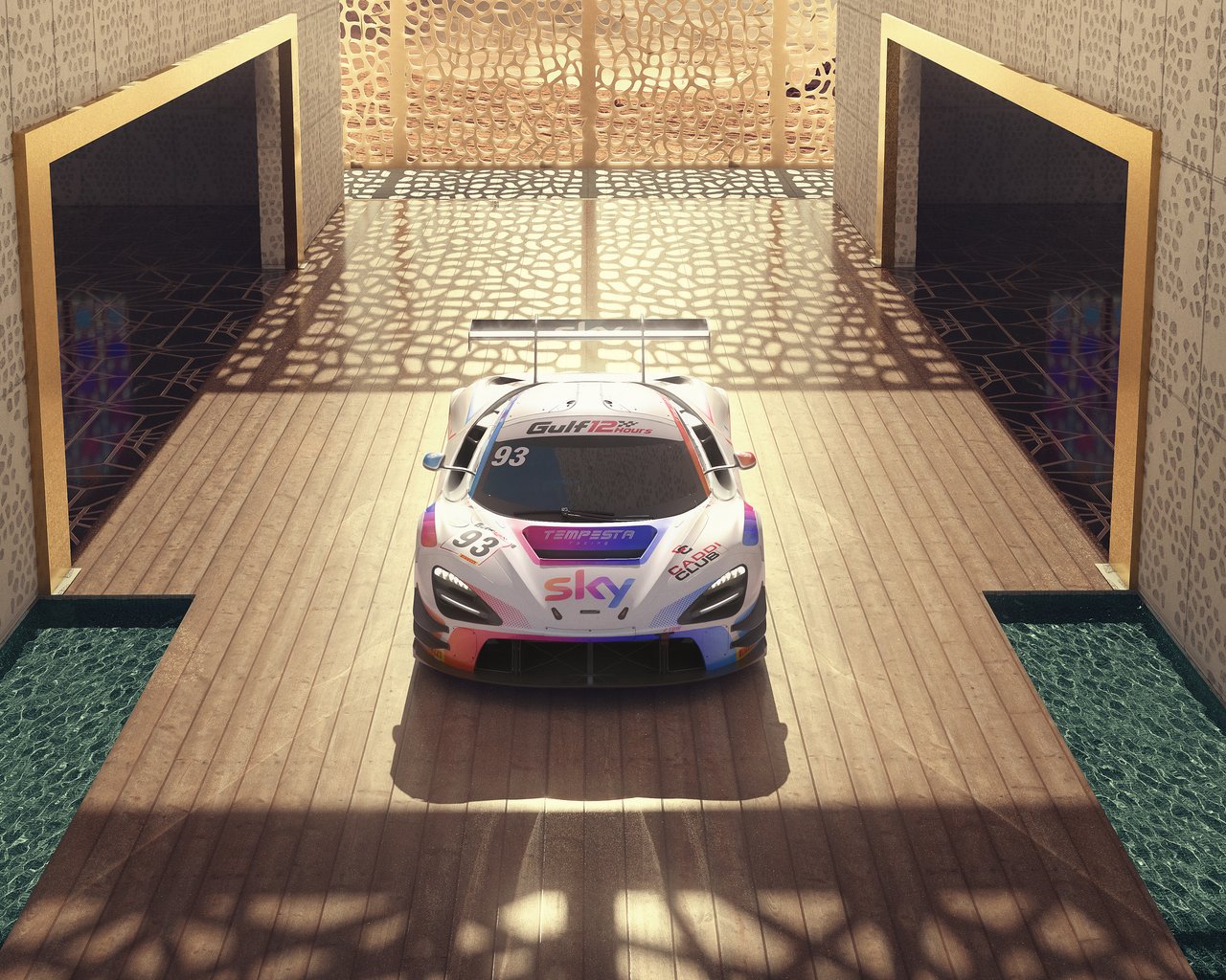 Racing McLaren 720S GT3 EVO Front - SXGA wallpapers in 1280x1024 resolution