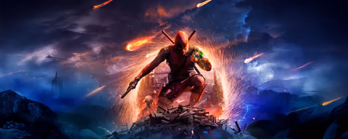 5K2K UltraWide 21:9 wallpapers (5120x2160): Marvel, Deadpool, superhero, asteroid