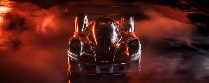 UltraWide 32:9 обои Genesis (5120x1440): Genesis GMR-001, гоночный автомобиль, гонка, скорость
