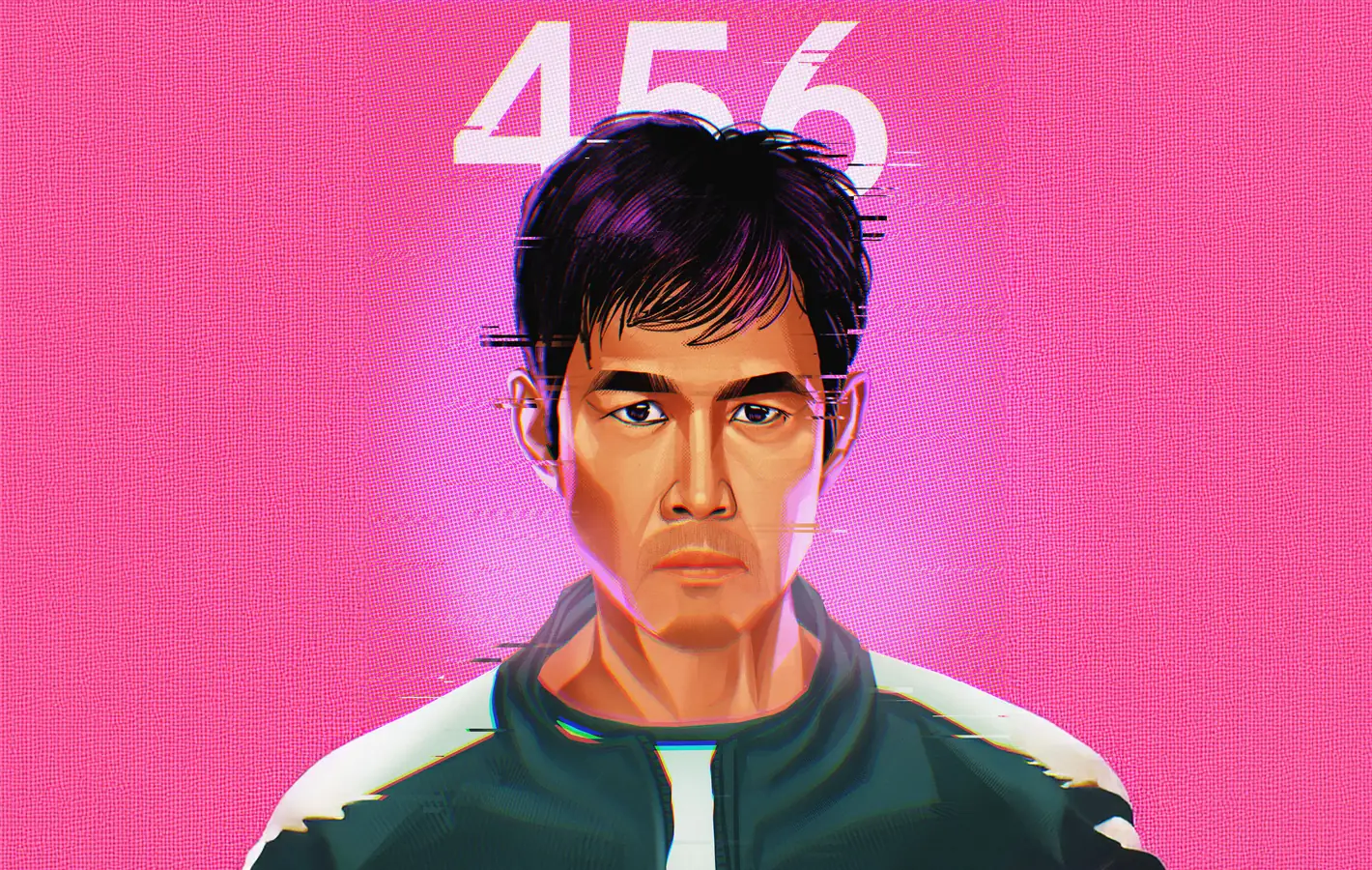 Seong Gi-hun from The Squid Game — desktop and phone wallpaper, free download
