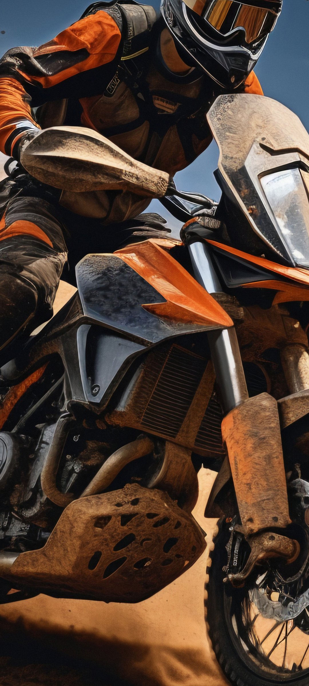 Off-road motorbike - Wallpapers for Samsung Galaxy M55, POCO M4/X4/X5, Xiaomi Redmi 12/13/Note 13/Note 14/Note 14S in 1080x2400 resolution