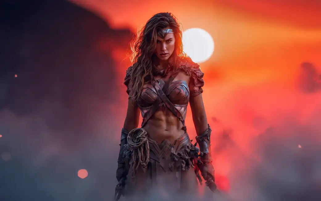 Amazons Wonder Woman — desktop and phone wallpaper, free download