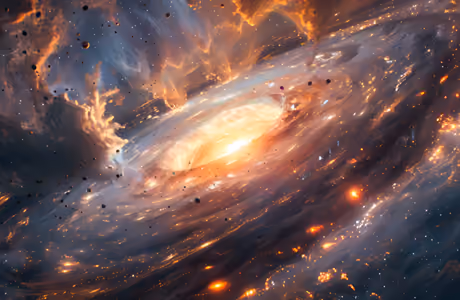 Accretion disk Wallpapers for Samsung Galaxy Tab S9+ (2800x2800): black hole, spiral, galaxy, stars