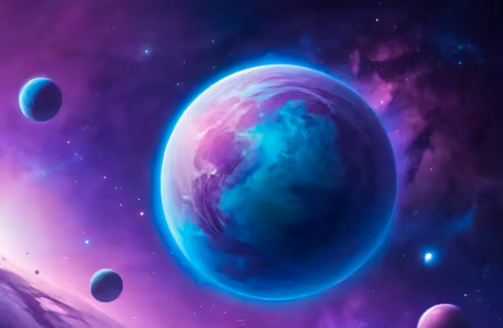 Space wallpapers: planet, orbit, universe, stars
