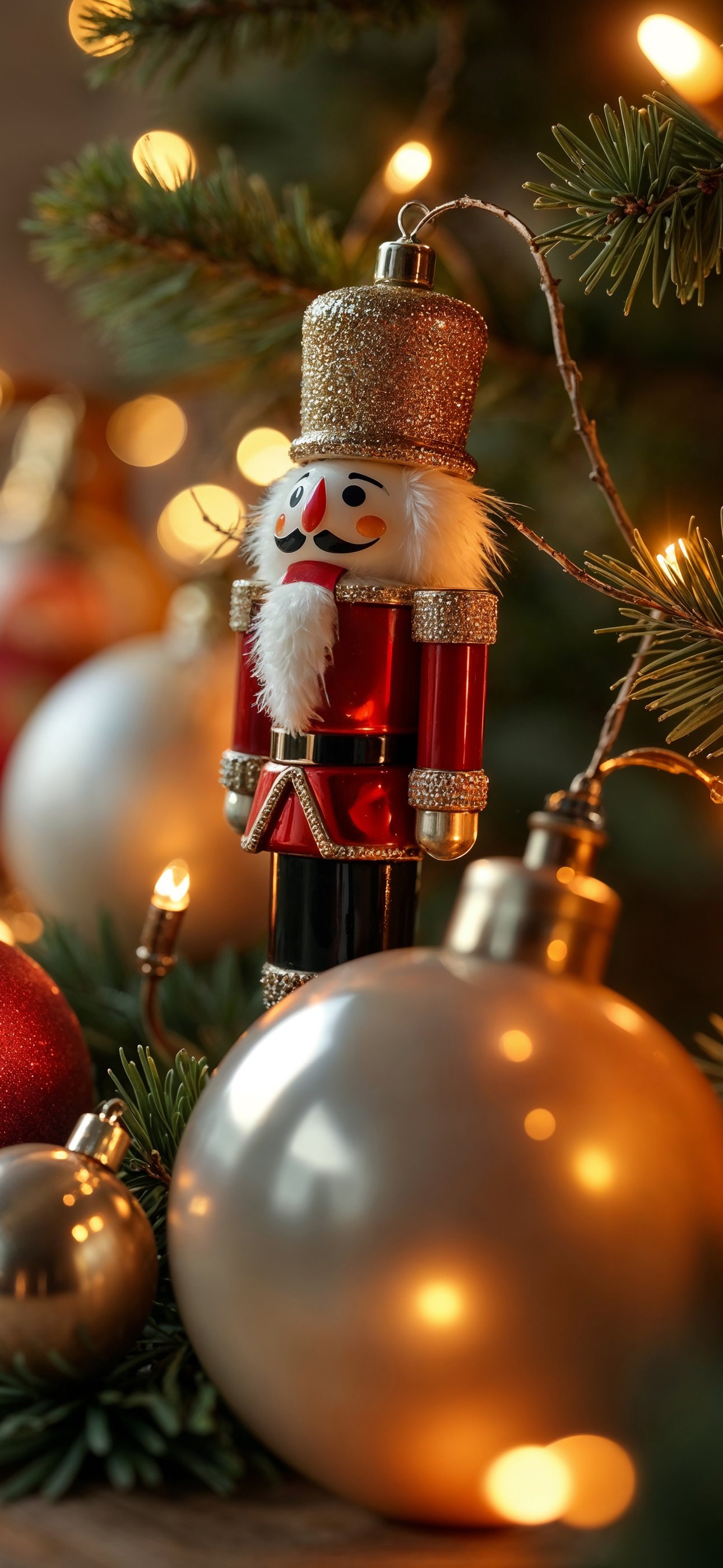 Soldier for the Christmas tree - Wallpapers for iPhone 15 Pro Max/14 Pro Max in 1290x2796 resolution
