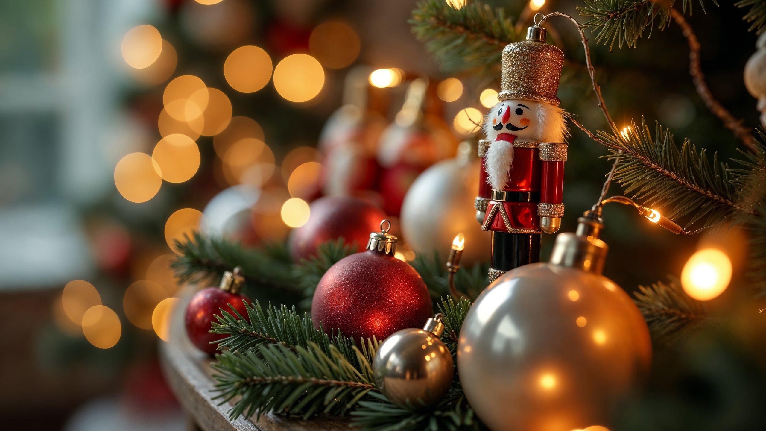 Soldier for the Christmas tree - 2K Quad HD wallpapers in 2560x1440 resolution