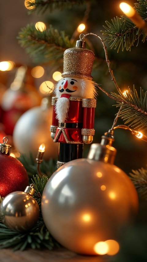 Soldier for the Christmas tree - Wallpapers for LG/ASUS in 480x854 resolution
