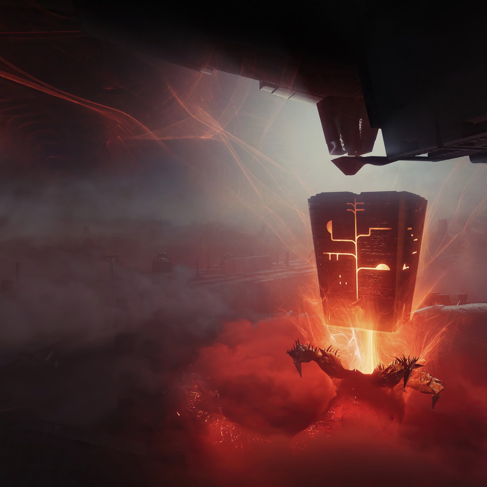 Дракон из Destiny 2 - Обои для Samsung/Xiaomi в разрешении 2000x2000