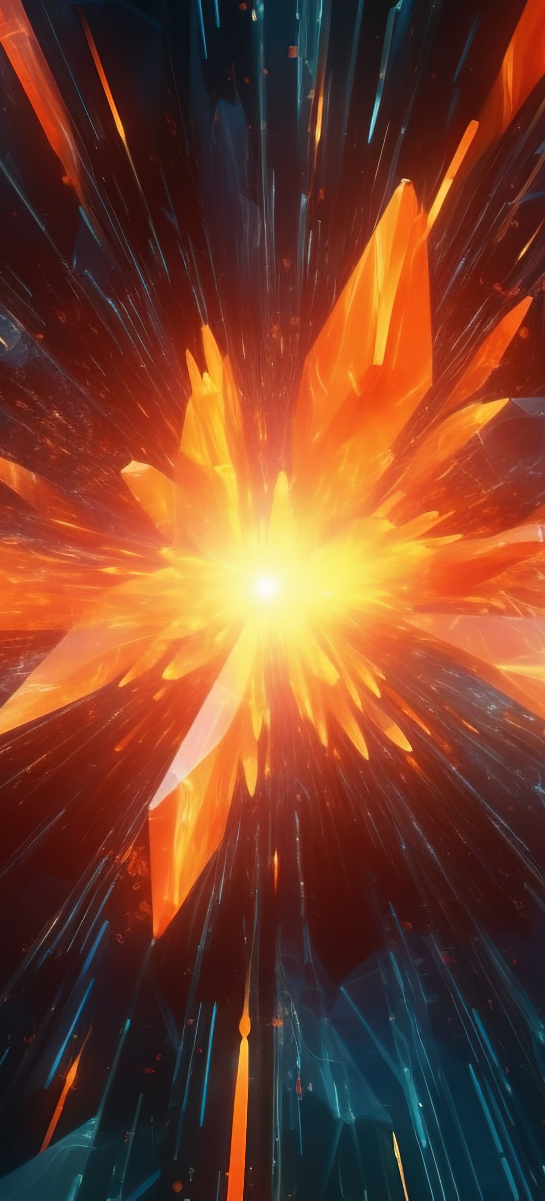 Crystal Explosion - Wallpapers for Honor/Huawei in 1080x2376 resolution